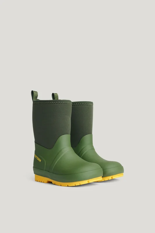 Tretorn Kuling Neoprene — Gummistøvler Barn — Grønn | Yttertøy, Gummistøvler, Jakker & Regntøy for Dame, Herre & Barn