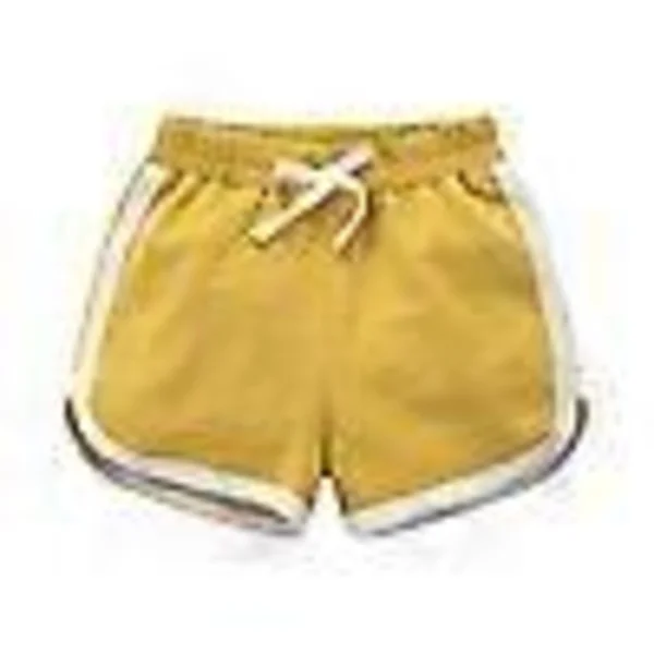 Drenge Piger 100% Bomuld Sports Shorts Sommer Kontrast Binding Delfin Shorts Børn Atletisk Gymnastiktøj 8T