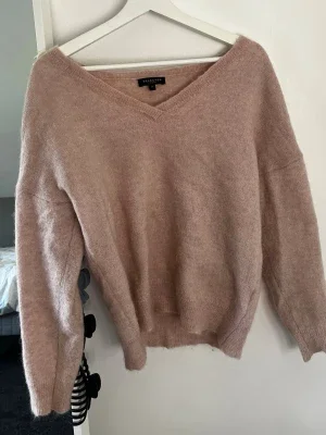 Ljusrosa stickad tröja Selected Femme