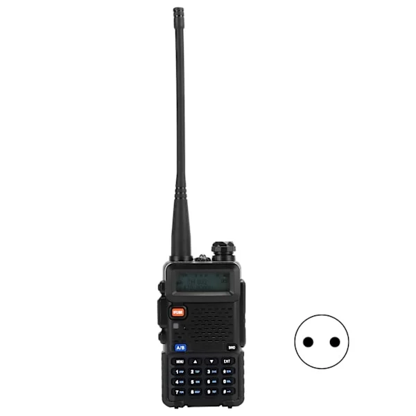 KD‐UV1 Langaton pitkän kantaman radiopuhelin, kädessä pidettävä ladattava radiopuhelin 100‐240V EU-pistoke