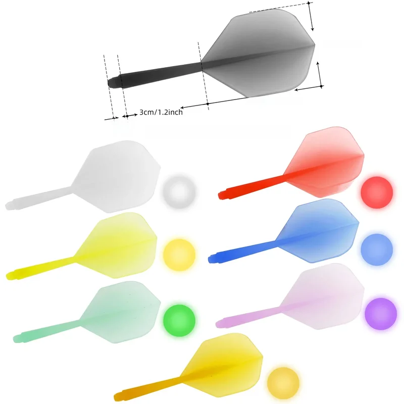 AliExpress - WEDARTER Darts 6 Stück Professionelle Darts 2BA Spiral Soft Integral Darts 75 % Transparenz, Darts und Dartscheiben