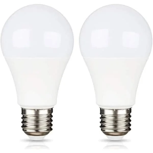 E27 12V LED Kallvit 6500K för camping, 75W Halogenekvivalent, AC DC 12 Volt 24 Volt E27 LED-lampa för solpanel/garage/trädgård, ej dimbar 7 watt