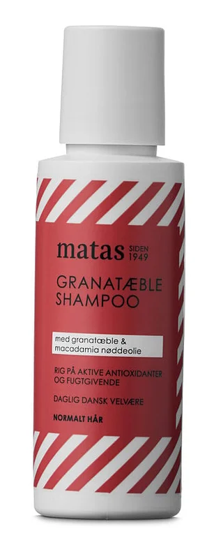 5 for 70 kr., Matas Striber Granatæble Shampoo til Normalt Hår 75 ml, Hår, Shampoo, Hårshampoo