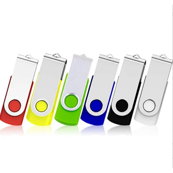 1 stk. USB-minnepinne, 16 GB, stor lagringsplass, tilfeldig farge