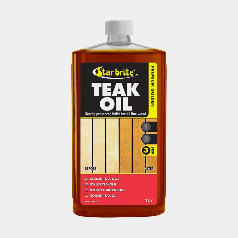 Teakolja Star Brite Premium Golden Teak Oil, 500 ml