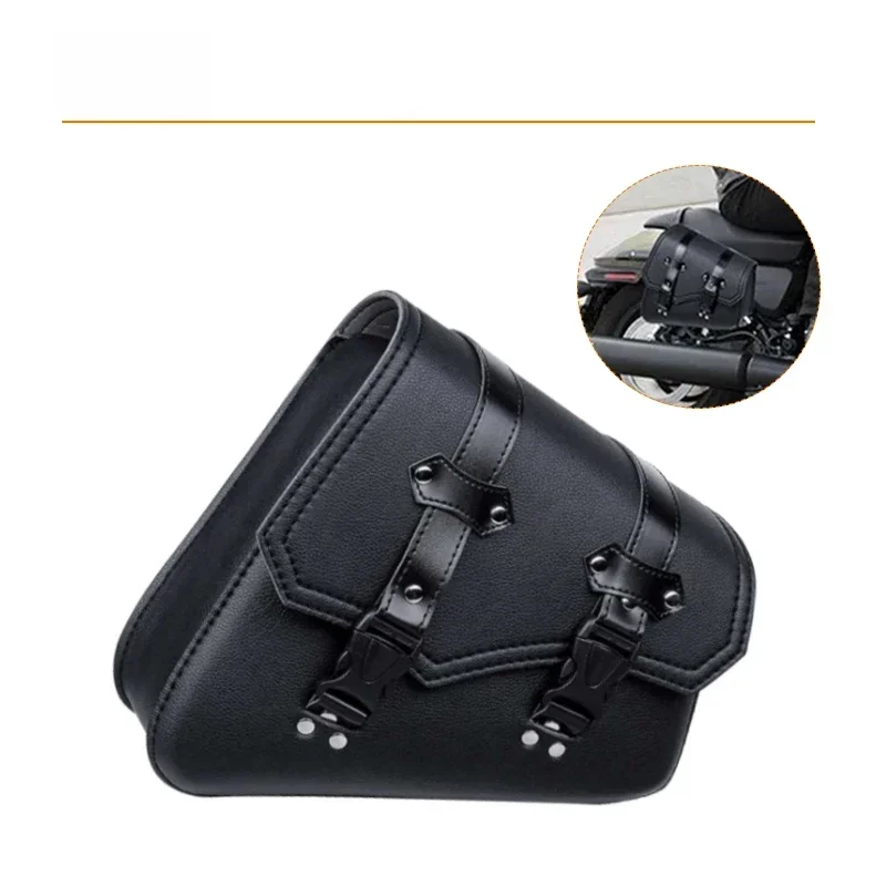 AliExpress - Universal Motorrad Satteltaschen PU Leder Werkzeugtasche mit Wasserflaschenhalter Cafe Racer Gepäcktasche Wasserdicht Für Cruiser Custom