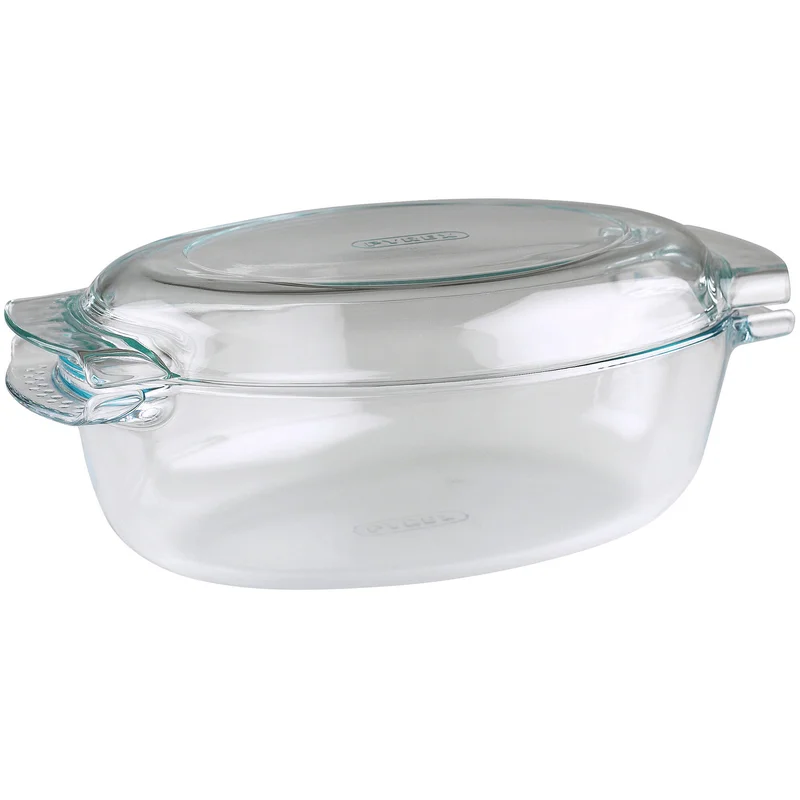 Pyrex Ildfast form med lokk, 5,8 liter' - 'Glass