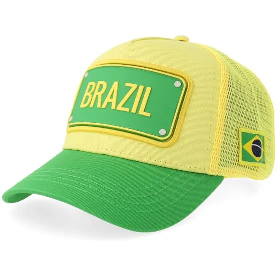 FIFA - Gelb trucker Cap - Fifa World Cup 26 Team Cap Brazil A-frame Trucker @ Hatstore