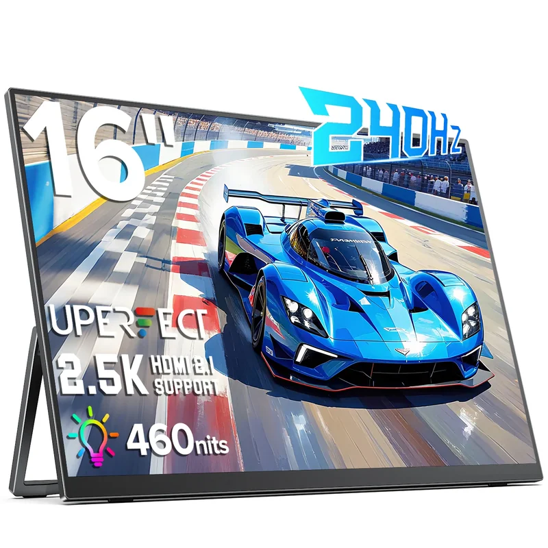 AliExpress - UPERFECT 16" 2.5K 240Hz tragbarer Monitor 2560x1600 460Nits 138% DCI-P3 Computer Display Gaming Externer Bildschirm USB-C HDMI für Laptop