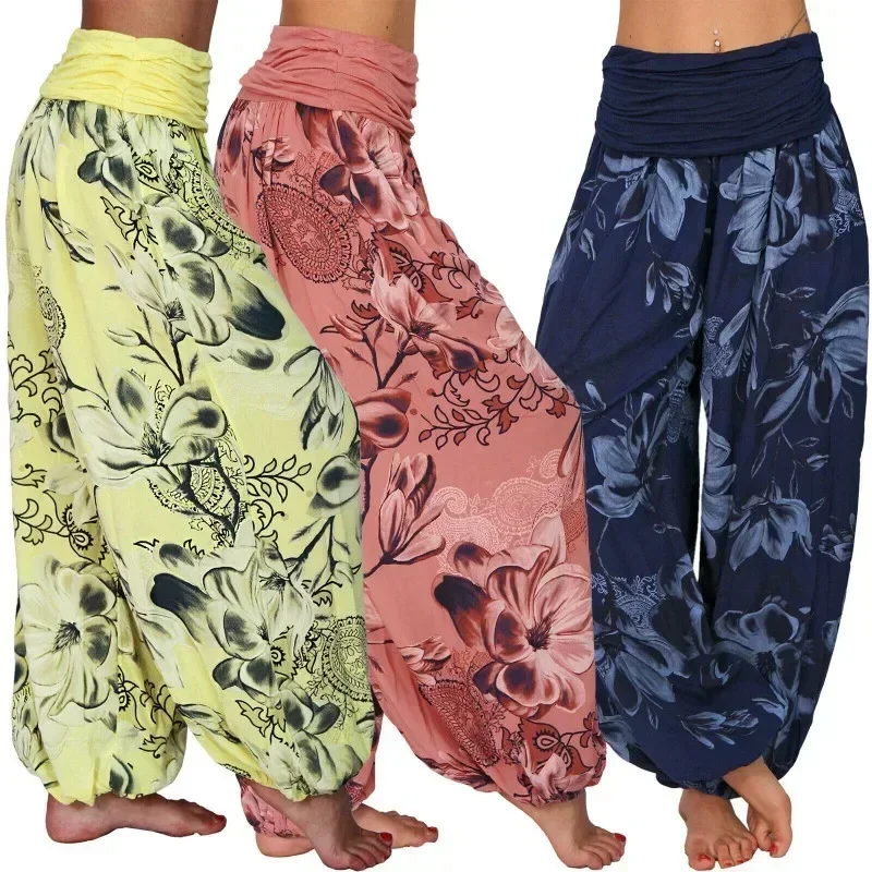 AliExpress - Damen bedruckte lose lässige Damen hose mit weitem Bein modische und künstlerische Retro-Harlan hose Damen bekleidung