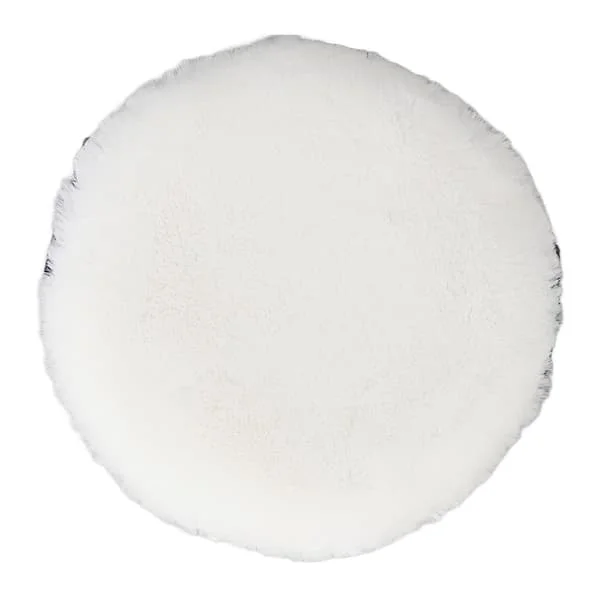 Cirkulær Makeup Puff Dobbeltsidet Plys Ansigts Makeup Puff Stor Makeup Blender Puff til Festrejser