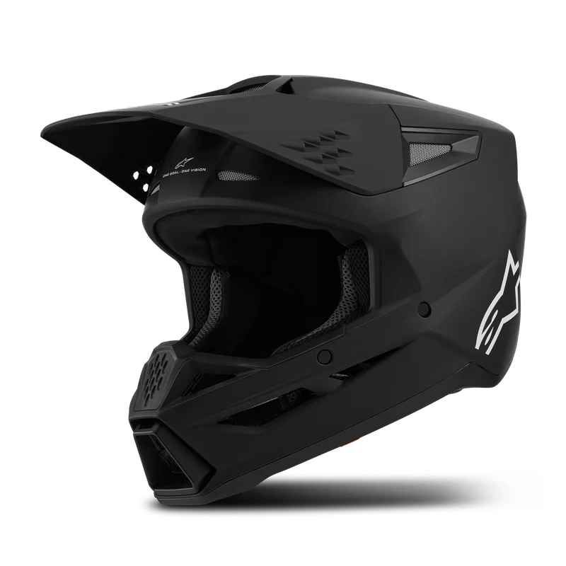 Casque Cross Alpinestars SM3 Solid Noir mat XL