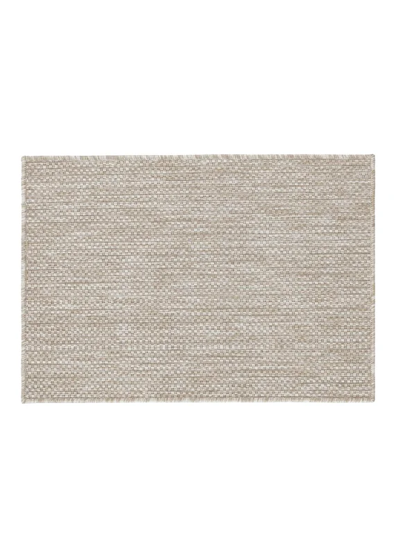 Polypropylen Dørmatte Clio Anti-Slip Ensfarget Beige Vaskbart