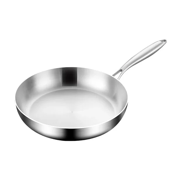 Ammattimainen paistinpannu 28 cm induktio - 316 ruostumaton teräs - pinnoittamaton pannu, uuninkestävä - sopii kaasuliesille, induktiolle