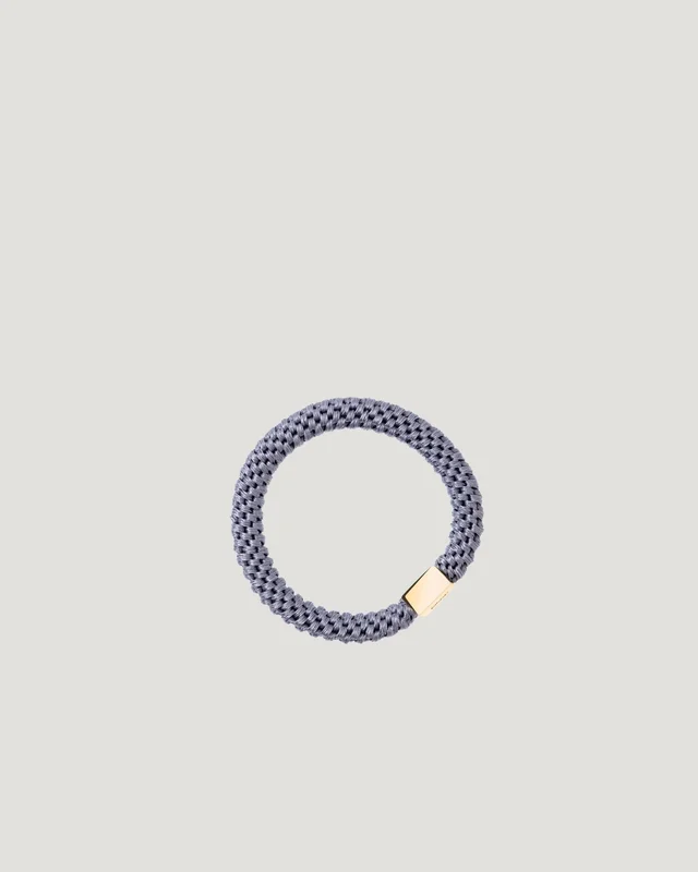 Dark Department Fat Hair Tie W/Gold Blå Accessoarer Tjej - Kids Brand Store