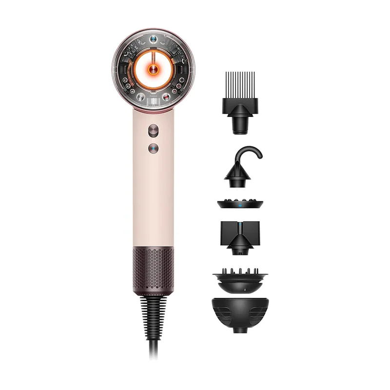 Dyson Supersonic Nural Hairdryer Curly + Coily Ceramic Pink/Rose Gold, Hår, Styling Tools, Hårtørrer
