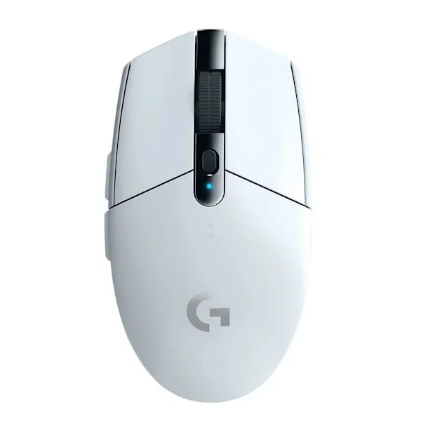 Logitech G305 LIGHTSPEED Trådlös Gamingmus, Hero 12K Sensor, 12000 DPI, Lättvikt, 6 Programmerbara Knappar, 250 Timmar Batteritid, Vit