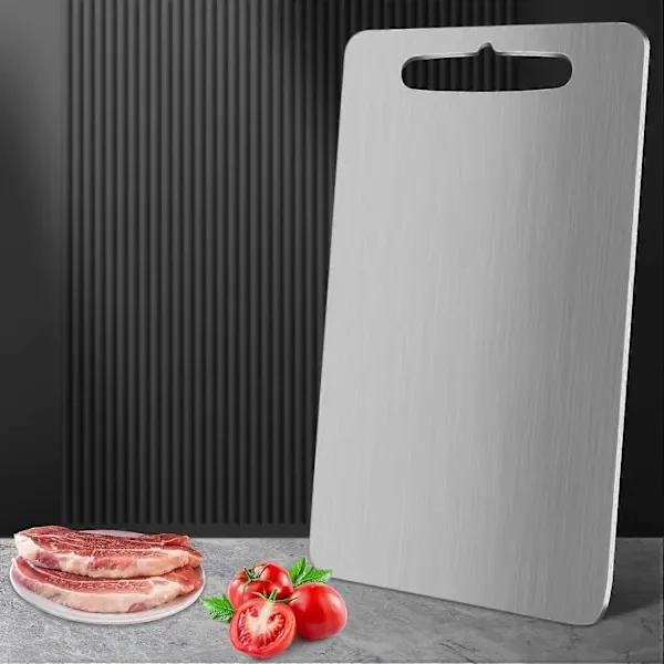 [RM]Titanium Cutting Board, Kitchen Cutting Boards, Titanium Chopping Board, Hanging and Easy to Clean, Titanium Cutting Board 25x15cm