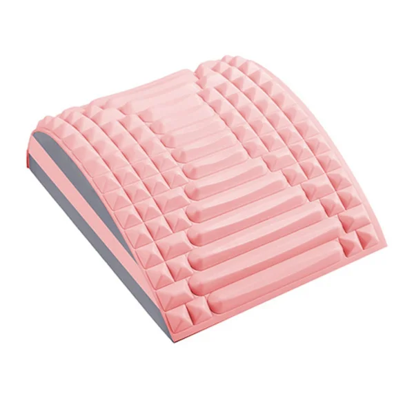 Nack- och ryggsträckare Bekväm nack- och ryggmassage för träning Rosa