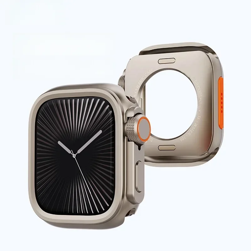 AliExpress - PZOZ Für iWatch Ultra 2 3 Metallgehäuse PC-Rückseite für Apple Watch-Gehäuse Serie 11 10 9 8 7 se 6 45 mm 44 mm Wechsel zu Ultra 49 mm
