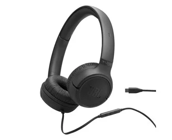 JBL-Tune 530C USB-C - Black - B-vare-JBL Tune 530C USB-C – kablede on-ear-hodetelefoner-Head & earphones-Hodetelefoner
