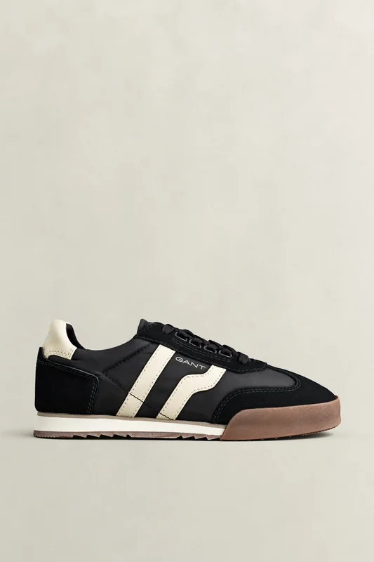 GANT Herren Baylle Sneaker aus Veloursleder (41) Schwarz