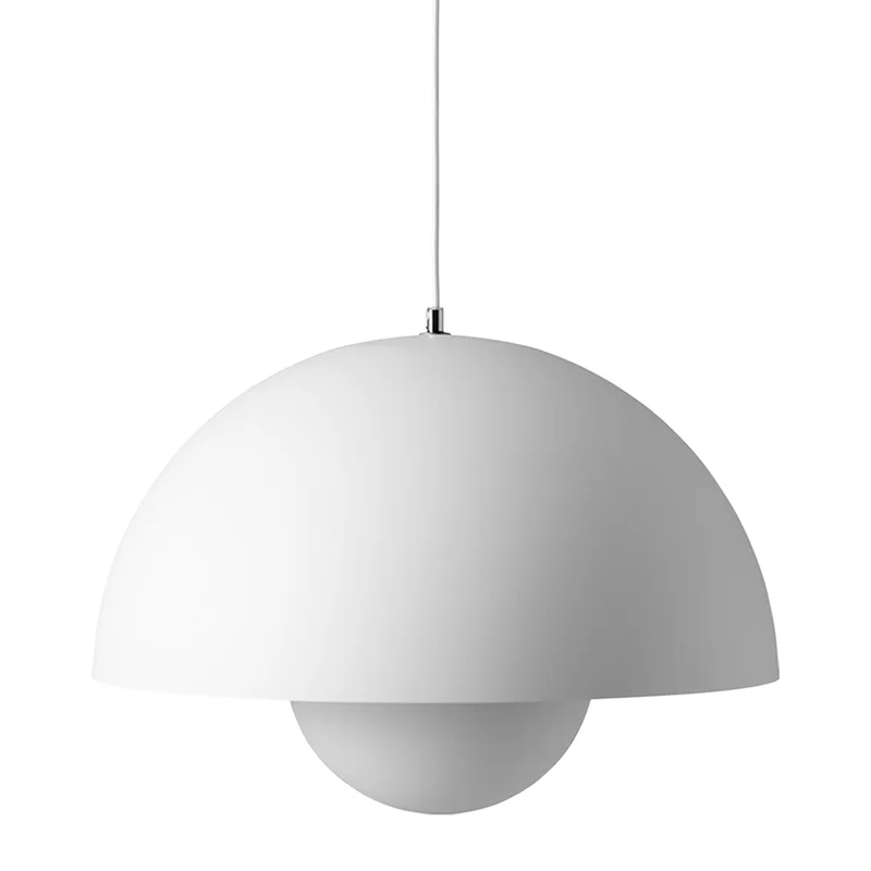 &Tradition Flowerpot VP2 pendel Ø50 cm, mat hvid | KitchenOne