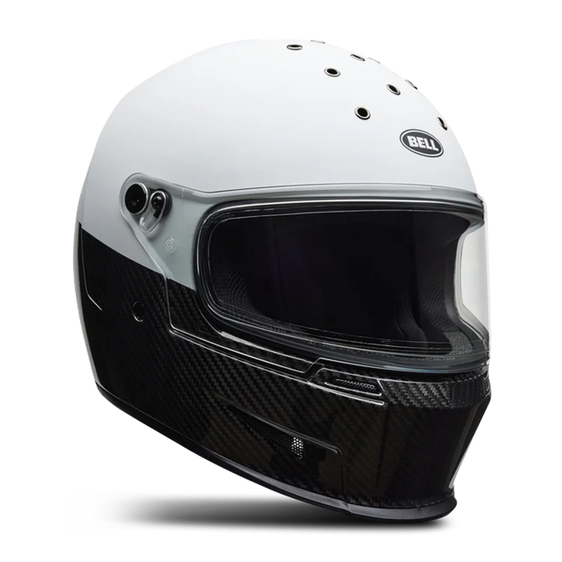 Bell Eliminator Carbon Full Face Helmet White/Black M