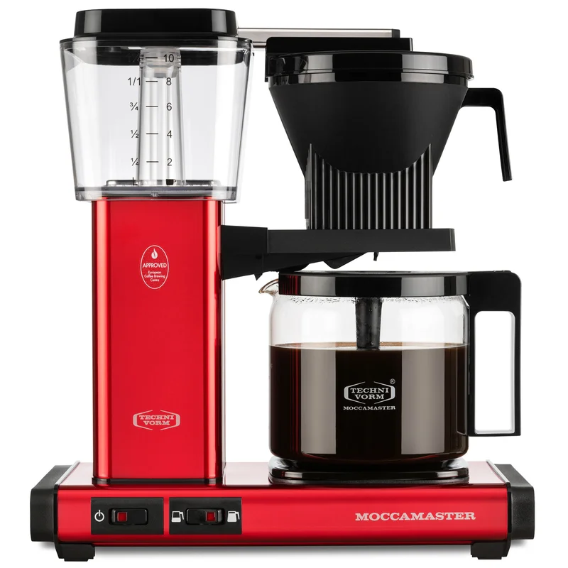 Moccamaster Optio kaffebryggare, röd | Kaffe > Kaffebryggare | Bagaren och Kocken