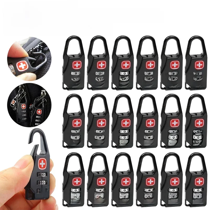 AliExpress - Mini serrure à glissière pour sac à dos de voyage, sac à main extérieur, antivol portable, serrure à numéro BLOCode, accessoires