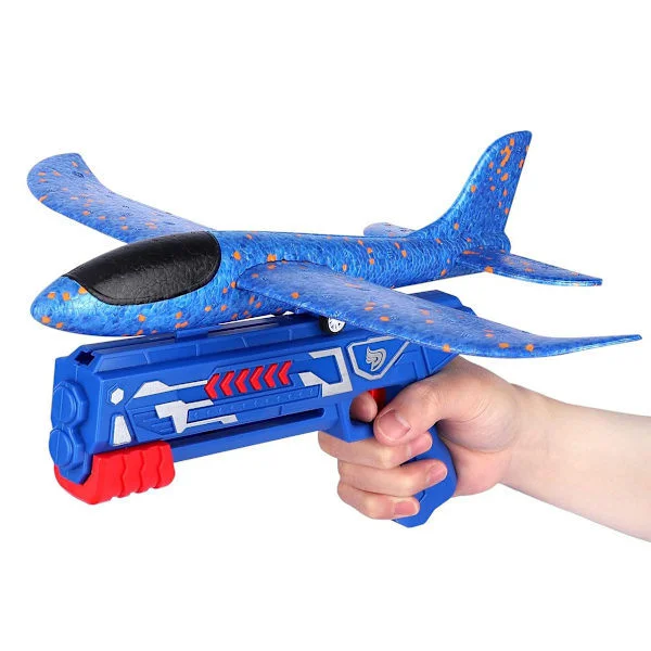 Leke fly, katapult glidefly isopor fly katapult pistol barneleker,