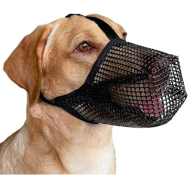Hundekurv med justerbare stropper, myke nettingdekkede kurver for små, mellomstore og store hunder