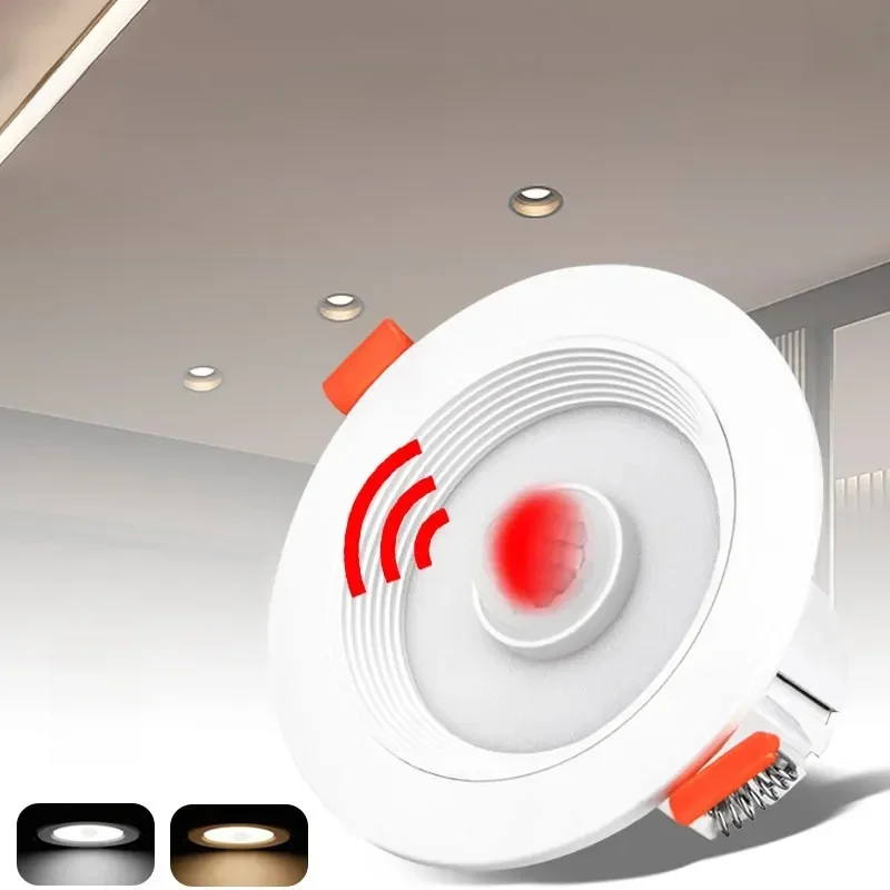 AliExpress - PIR détecteur de mouvement Spot LED Downlight 5W 10W 15W 20W maison intelligente LED Spot AC85-265V encastré plafonnier pour salon