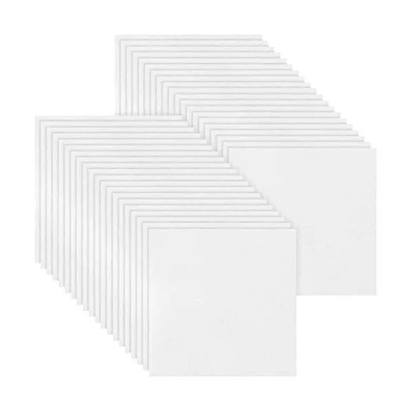 100 arkkia mikroaaltouunin paperia, 3x3 tuumaa, hyllypaperi lasinsulatukseen, tiiviste tai vuoraus uuniin