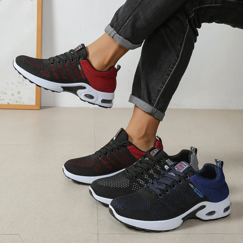 AliExpress - Chaussures de sport décontractées pour hommes, chaussures de sport polyvalentes à lacets en maille respirante