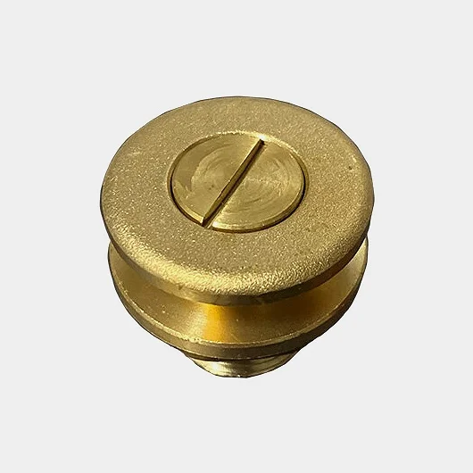 Tapón de achique / tapón de fondo barco, pasante, latón, Ø33/21 mm
