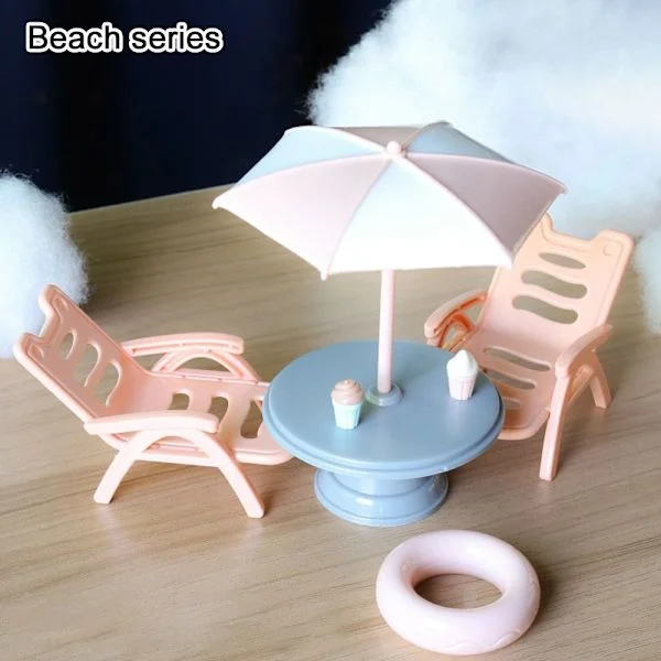 Dollhouse Miniature Bed Decorative Wooden Plate STRANDSERIEN