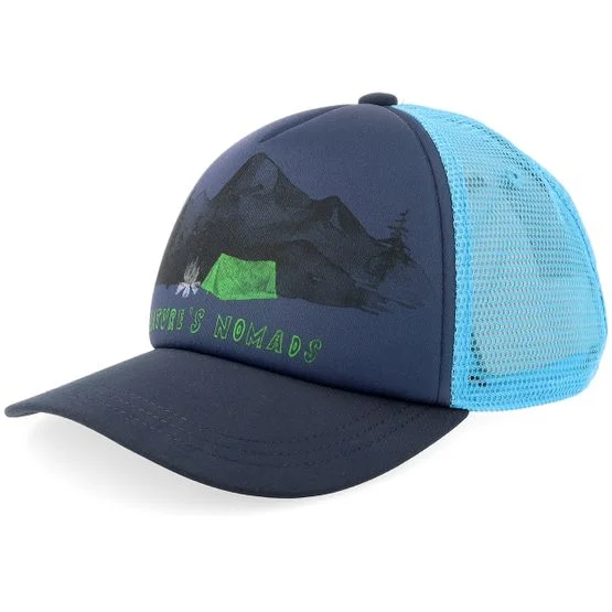 Jack Wolfskin - Ble trucker Czapka Z Daszkiem - Kids Animal Mesh Cap K Print Midnight Sky A-Fame Trucker @ Hatstore