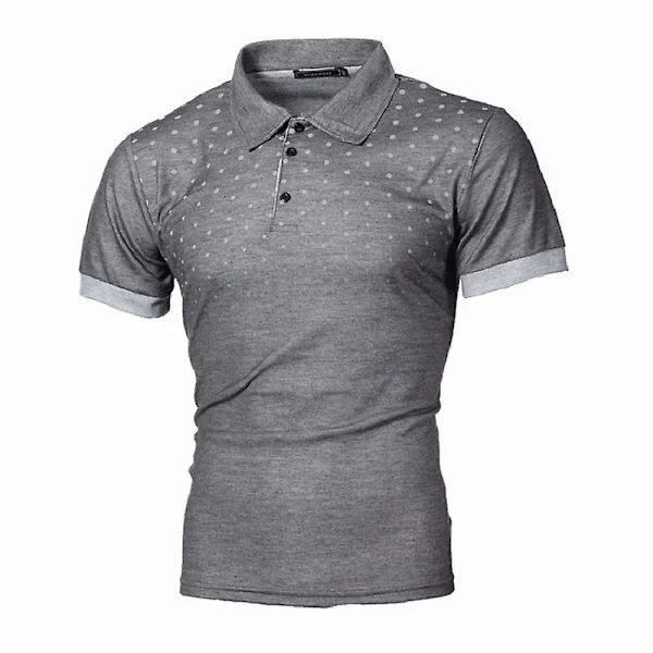 Kb Herre Polo Herre Skjorte Kortermet Polo Skjorte Kontrastfarge Polo Nye klær Sommer Streetwear Uformelle mote Herre Overdeler
