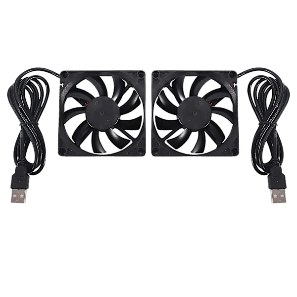 80mm 5v Usb Fläkt 80mm 8cm 8015 Borstlös Dc Kylfläkt Pc Dator Router Chassi Fläkt Kylare 2st