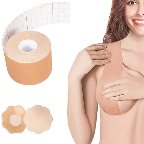 Rintateippi, sekä nipple cover