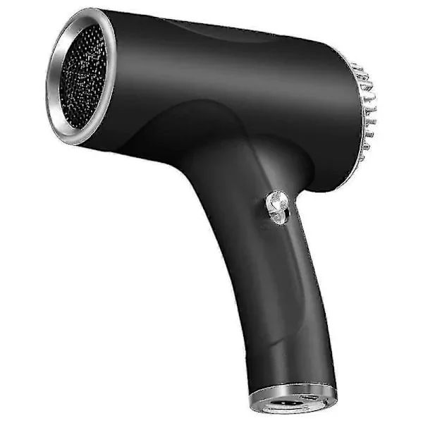 Wireless, Rechargeable, Portable Hair Dryer, Suitable for Outdoor Travel, with Both Heating and Drying Functions.