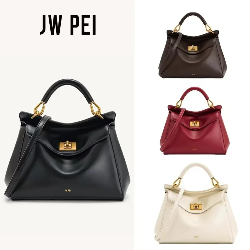 AliExpress - Sac à bandoulière JW PEI Lock Bag, sac pour femme en cuir véritable, sac à bandoulière de grande capacité, sac à main de luxe Lucia rétro