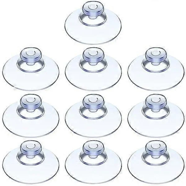 10 Stykker Sugekopp, Glassbord Sugekopp, Mini Sugekopp, Transparent Sugekopper, Små Sugekopper, for Variasjon