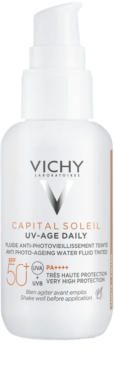 Vichy Capital Soleil UV-Age lettfarget solkrem SPF 50+ 40 ml