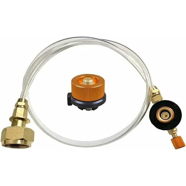 Propangas Adapter Slange Konverter Udskiftningsslange Tilslutter Til Udendørs Camping Camping Gaskomfur Propangas Flaske Adapter