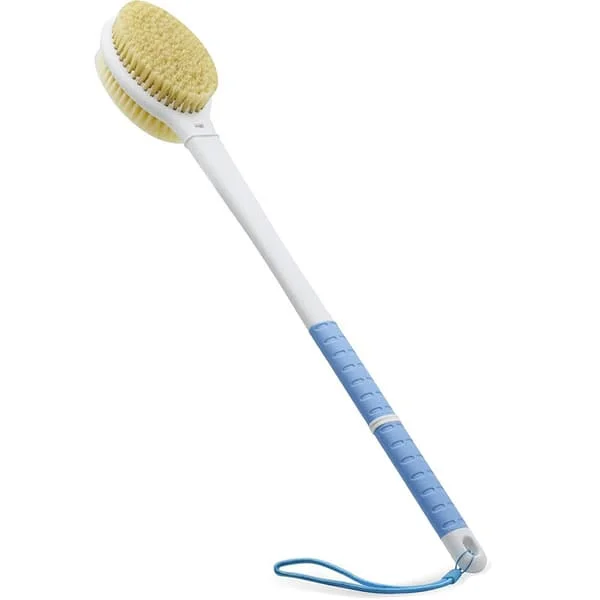 Back Scrubber Brush, Body Brush for Shower Back Scrubber with Long Handle, Exfoliating Shower Brush, Wet or Dry Bath Brush for Men Women