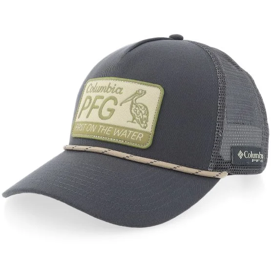 Columbia - Grå trucker Caps - Uncharted Ii Pelican First On The Water Shark Grey Trucker @ Hatstore
