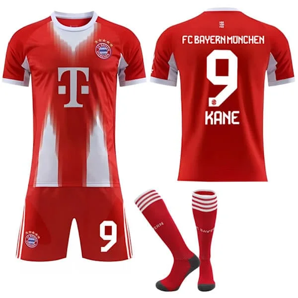 2025-2026 Bayern Munich Home Jersey Kids Adult Football Shirt with Socks No.17 OLISE No.17 OLISE No.17 OLISE 18 No.17 OLISE-FO-