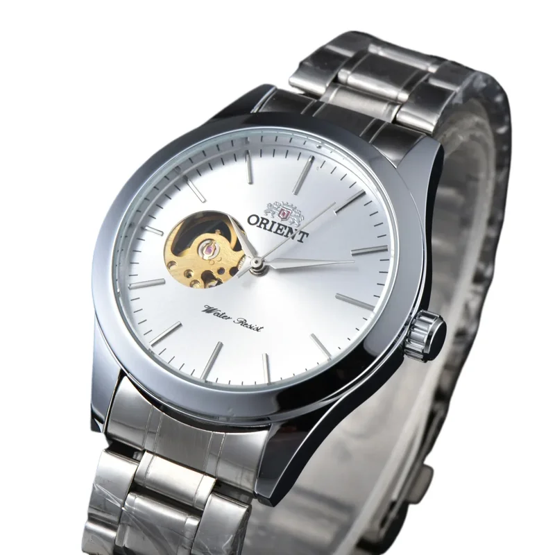 AliExpress - Montre Orient Double Lion, montre mécanique japonaise entièrement automatique, ajourée, pour hommes d'affaires, bande en acier inoxydable